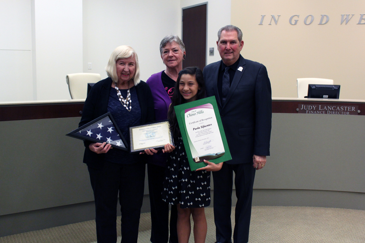 Interview a Veteran Contest's 7th Grade 2nd Place Winner Paola Sifuentes